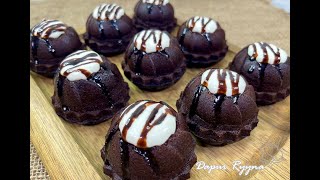 Resepi Kek Mini Moist Chocolate Cheese [upl. by Lara]