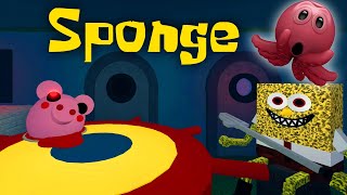 ROBLOX SPONGE KILLED PIGGY [upl. by Geffner]