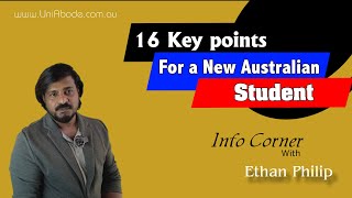 15 key points for Australian New Students  UniAbode Australia  Ethan Philip  Study australia [upl. by Amilah]