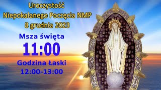 0812 g1100 Niepokalanego Poczęcia NMP  Msza święta  Godzina Łaski  NIEPOKALANÓW – bazylika [upl. by Lap]