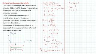 Limite de fonctionnement dun dipole [upl. by Yanad192]