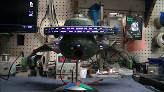 Klingon Ktinga Cruiser 1350 Scale Model Build Pt 3 [upl. by Epstein]