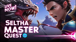 Seltha Master Adventures Live 🔥 Join the Quest for Victory [upl. by Arramahs]