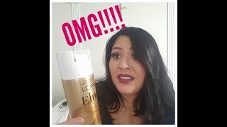 My LOreal Elnett Hairspray Review  Influenster  Candace Holloway [upl. by Ettezyl969]