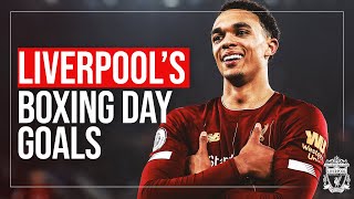 Christmas Goals BEST Boxing Day Strikes from Gerrard Salah Torres Trent amp more [upl. by Irem]