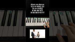 Alors on dance Stromae on piano 🎹 tutorial [upl. by Nylatsyrk]