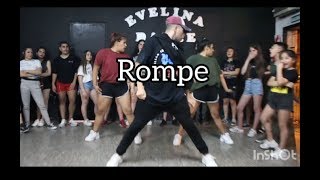 ROMPE  Daddy Yankee  Choreography By Braian Miño [upl. by Wendall]