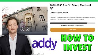 How to Invest with Addy Full Walk through of REAL Investment [upl. by Yenaled438]