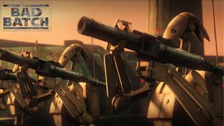 Battle Droids defend Desix against the Empire  Star Wars The Bad Batch Season 2 Episode 3 [upl. by Hatfield880]