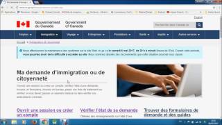 Immigration Québec 2017  Comment Relier ma demande Fédérale à mon compte CléGC [upl. by Natsuj]