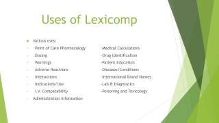 LEXICOMP Final COPY PPT vid [upl. by Akimaj]