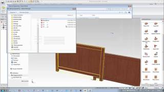 IronCAD woodLAB CAD  Ebénisterie  Français [upl. by Onfroi206]