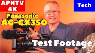 Panasonic AG CX350 Test Footage Auto Focus test [upl. by Heinrik]