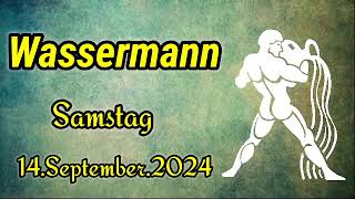 horoskop wassermann Samstag 14 September 2024 [upl. by Amerigo210]