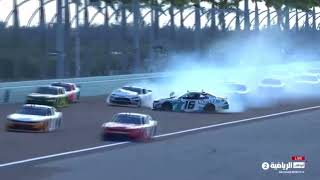 Chandler Smith Brett Moffitt Crash  2023 NASCAR Xfinity Series at Homestead [upl. by Richarda]