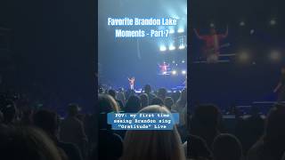 Favorite Brandon Lake Moments Pt 7 brandonlake gratitude liveconcert concert christianmusic [upl. by Evania]