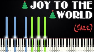 Joy To The World  JAZZ PIANO TUTORIAL  SHEET MUSIC by Betacustic [upl. by Neom664]