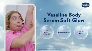 Vaseline Soft Glow Body Serum Bintang 5 FEMALE 2135  15s [upl. by Drusy771]