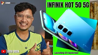 Infinix HOT 50 5G The Slimmest Smartphone Launching on 6th September 2024 datadock [upl. by Gallagher223]