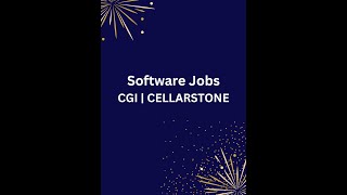 Software JobQA JobsCGI CellarStone28Oct2023 [upl. by Zipporah]