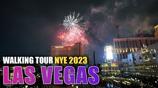 Las Vegas New Years Eve Walkthrough 2023  NYE 2023 In Las Vegas [upl. by Ardaid]