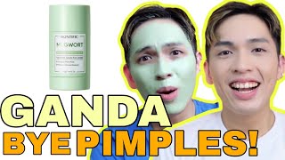 SKINTIFIC MUGWORT CLAY MASK REVIEW  ANG GANDA AH NAGULAT AKO DITO 😱😱 SIR LAWRENCE [upl. by Nuahsal]