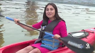 Thousands gather on the Ohio River for the return of Paddlefest [upl. by Aiciled]