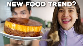 Leche Flan Banana Cake  Can This Be The Next Viral Recipe [upl. by Alexandra]