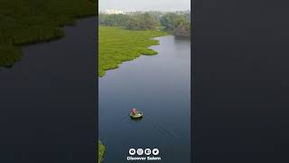 4K Drone Footage  Birds Eye View of Mookaneri Lake  Kannankurichi Lake  salem lakes [upl. by Aekal]