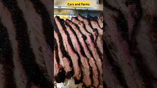 simple sliced brisket cooking smoker food bbq brisket beef smokedmeat smokedbrisket dad [upl. by Katha]