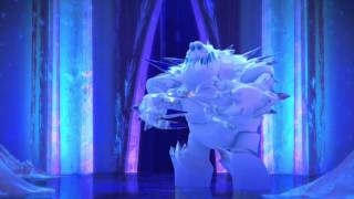 Frozen End of Credits Scene HD  Marshmallow Snow Monster finds Elsas Crown [upl. by Bowen]