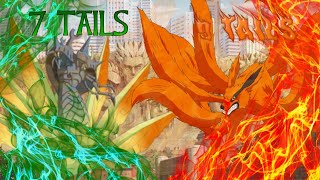 SL2 7 Tails vs 9 Tails chakra mode [upl. by Yrkcaz]