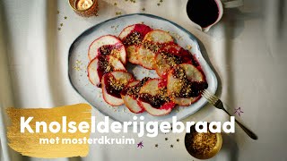 Vegetarisch gerecht knolselderijgebraad – kerstrecepten  Allerhande [upl. by Trinee]