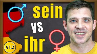 SEIN oder IHR  When to use which  German possessive articles [upl. by Nelly]