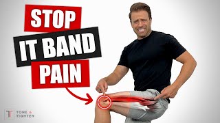 Fix IT Band Pain Home Routine For Lateral Knee Pain Relief [upl. by Durante576]