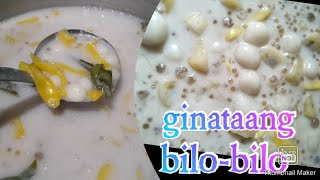 Recipe ng ginataang bilo bilo or Pinaltok [upl. by Cope]