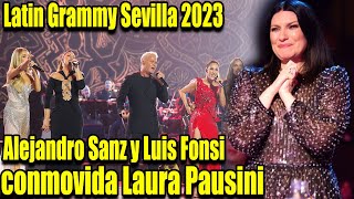 Laura Pausini rompió a llorar en el escenario de los Latin Grammy Sevilla 2023 [upl. by Nnaed]