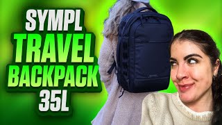 Sympl Travel Backpack 35L Review Best Sustainable Travel Backpack [upl. by Budd]