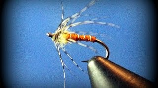 Fly Tying Partridge and Orange soft hackle [upl. by Yrrek]