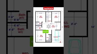 2834 house plan [upl. by Mcleroy129]