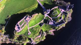 Urquhart Castle on the shores of Loch Ness [upl. by Flss]