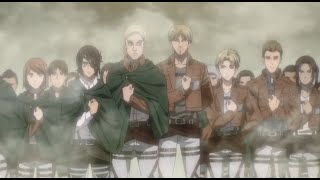 Levi meets his friends Survey Corps scene  Attack on Titan Final Season [upl. by Matland]