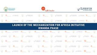 🔴LIVE LAUNCH OF THE MECHANIZATION PROJECT FOR AFRICA INITIATIVE  RWANDA PHASE [upl. by Isle152]