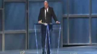 Stone Cold Steve Austin in Hall of Fame 2009 [upl. by Sender]