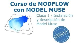 Curso MODFLOW Cl1 Instalación y descripción de Model Muse [upl. by Kcirdec366]