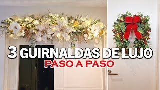 GUIRNALDAS DE LUJO DIY NAVIDAD 2024 [upl. by Neoma220]