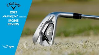 Callaway Apex DCB 21 Irons Review by TGW [upl. by Suzetta810]