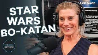 KATEE SACKHOFF on Playing the Voice amp Live Action of BoKatan in STAR WARS [upl. by Tessi387]