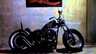 1972 Shovelhead Chopper quotStag Beetlequot Kick Start [upl. by Stavros]