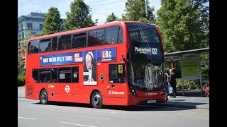 Route 672  Full Route Visual  Thamesmead Woolwich Polytechnic School  Woolwich  11037  SN18KUD [upl. by Teews]